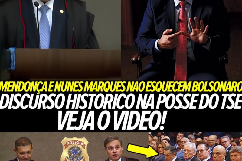 O FIM DE UMA ERA? Moraes em choque e Lula ignorado: O discurso explosivo de Nunes Marques e Mendonça que mudou o destino de 2026 e paralisou Brasília!