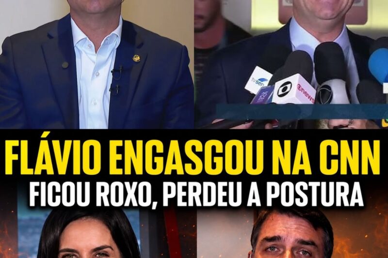 MENTIRA EXPOSTA? Flávio Bolsonaro engasga ao vivo na CNN, perde a postura após áudios vazados e segredo familiar de milhões explode na TV!