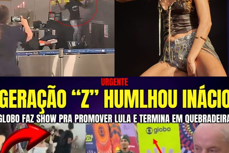 ESCÂNDALO NAS RUAS: Show gratuito da Globo para salvar imagem de Lula termina em caos, fúria da Geração Z e destruição total após segredo de bastidores virar guerra urbana!
