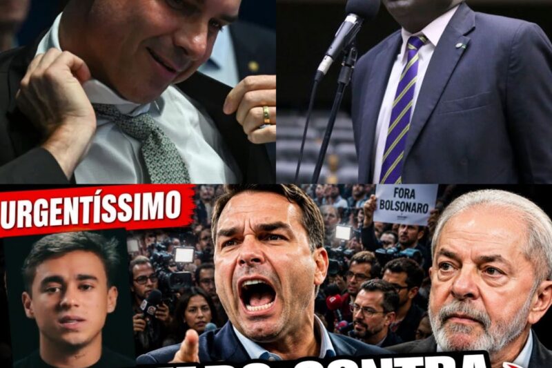 PÂNICO NO PALCO E SEGREDOS DE BASTIDORES: Homens arrastados à força em evento de Flávio Bolsonaro acendem alerta de conspiração brutal e revelam o plano oculto para destruir a direita!