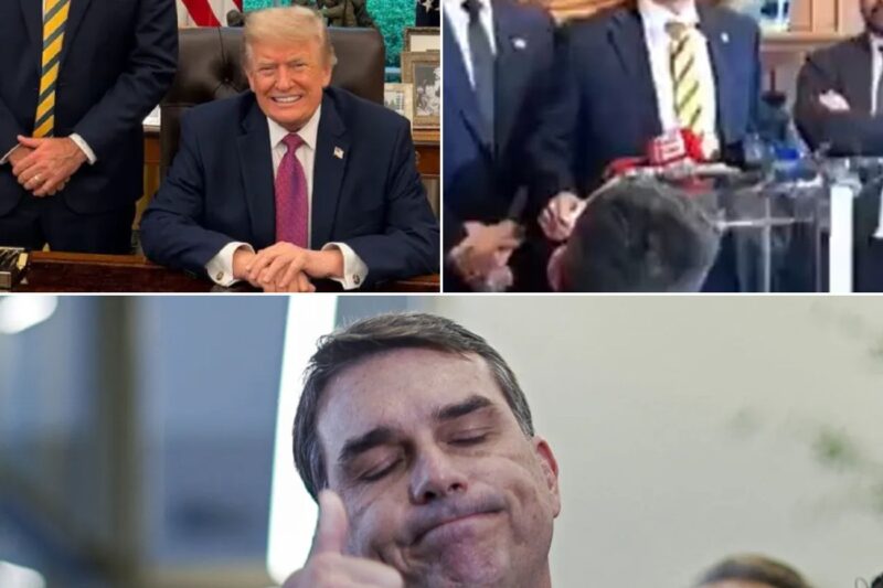 ESCÂNDALO BOMBA: “Foi o LULA que me CONVIDOU!” — Flávio Bolsonaro CONFUNDE TUDO após encontro com Donald Trump e DESATA A POLÊMICA que está incendiar o Brasil! Leia e descubra como essa gafe pode virar o maior debate político da semana! 🇧🇷