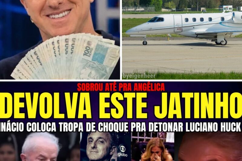 “Inacreditável! Inácio É Explodido por Luciano Huck e Agora Pede Jatinho do BNDES de Volta – Descubra Todos os Bastidores!”