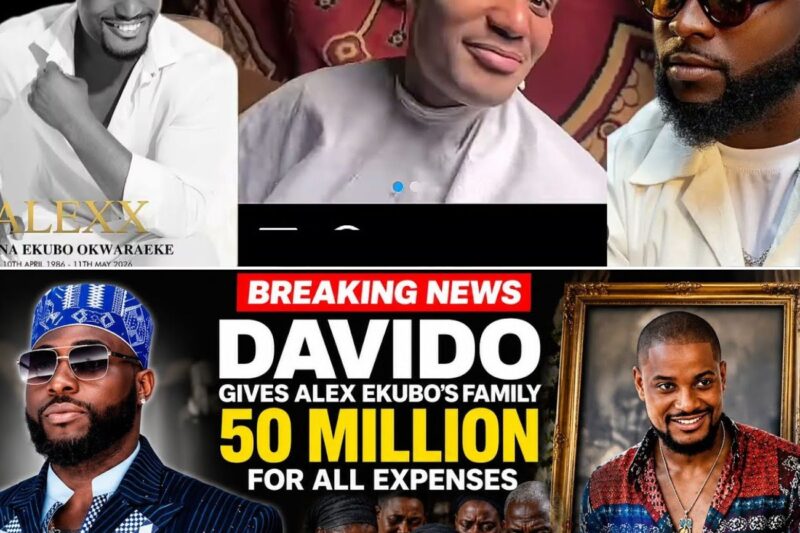 “I’ll Take Care of Everything!” – Davido Breaks Down in Tears, Fulfills ₦50 Million Promise for Late Alex Ekubo’s Funeral, Leaving Nigerians Stunned! FULL STORY BELOW 👇  Sapo (Lead Paragraph, ~80 Words):  In a heart-wrenching display of true friendship, Nigerian superstar Davido has fulfilled his promise to cover all funeral expenses for his late friend, Nollywood legend Alex Ekubo, donating a staggering ₦50 million. As Nigerians watch their beloved Afrobeat icon break down in tears, the nation is left in awe of his unwavering loyalty. From taking care of the family to promising a tribute song, Davido’s actions have reignited discussions about friendship, love, and responsibility. Read the full story and join the debate in the first comment for every detail.  Full Article (~1,000 Words, SEO Optimize