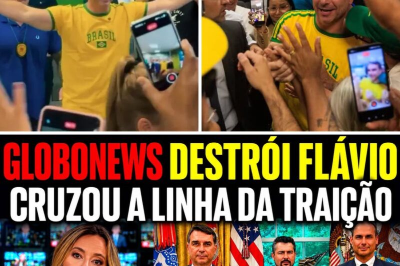 “Flávio Bolsonaro Explosivo!  Cruzou a linha da traição ao pedir a Trump intervir ilegalmente no Brasil — Descubra os riscos e as controvérsias agora!”