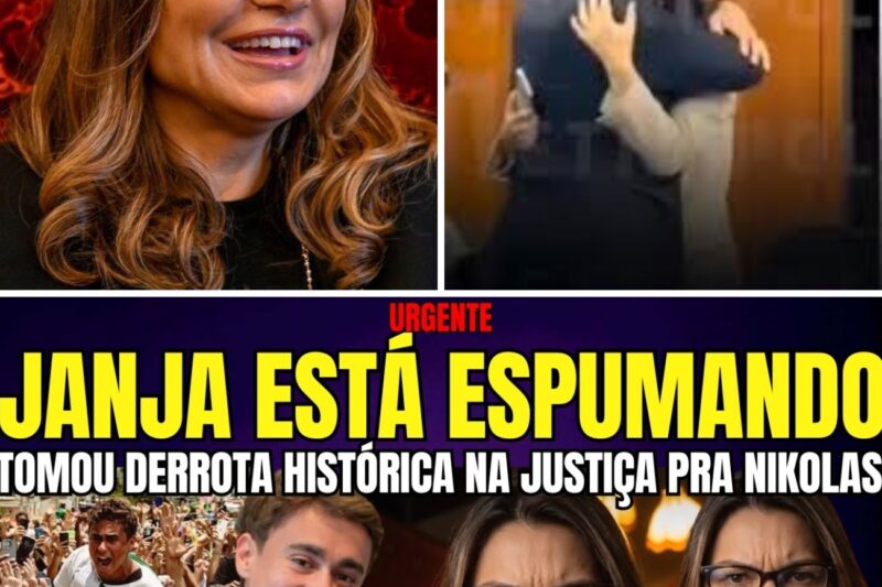 DERROTA HUMILHANTE: Justiça nega censura de Janja contra Nikolas Ferreira e expõe desespero no Palácio do Planalto