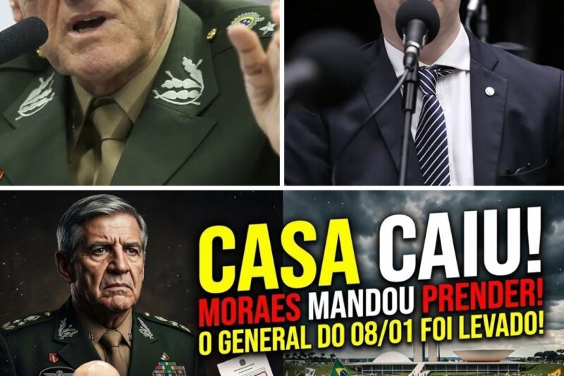 O DIA EM QUE O SISTEMA TREMEU: GENERAL ENVOLVIDO NO 08/01 É ENQUADRADO EM BRASÍLIA APÓS TENTAR INTIMIDAR DEPUTADO DA OPOSIÇÃO