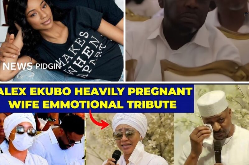 ALEX EKUBO HEAVILY PREGNANT WIFE ANWULI EKUBO, IK OGBONNA EMMOTIONAL TRIBUTE TO THE LATE ACTOR