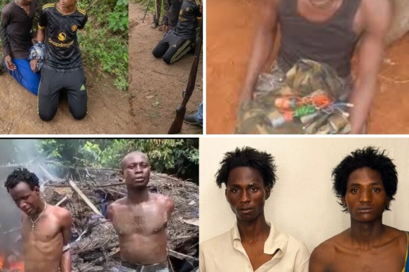 TikTok Bandits Busted in Abuja: 7 Kidnappers Armed to the Teeth Nabbed – Shocking Family Crime Network Exposed!”