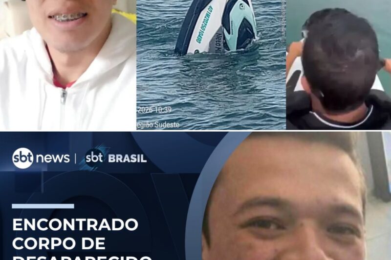 “Meu coração se parte!”: George Bernardino encontrado morto após 9 dias desaparecido em passeio de jet ski – Descubra todos os detalhes que chocaram Ilhabela