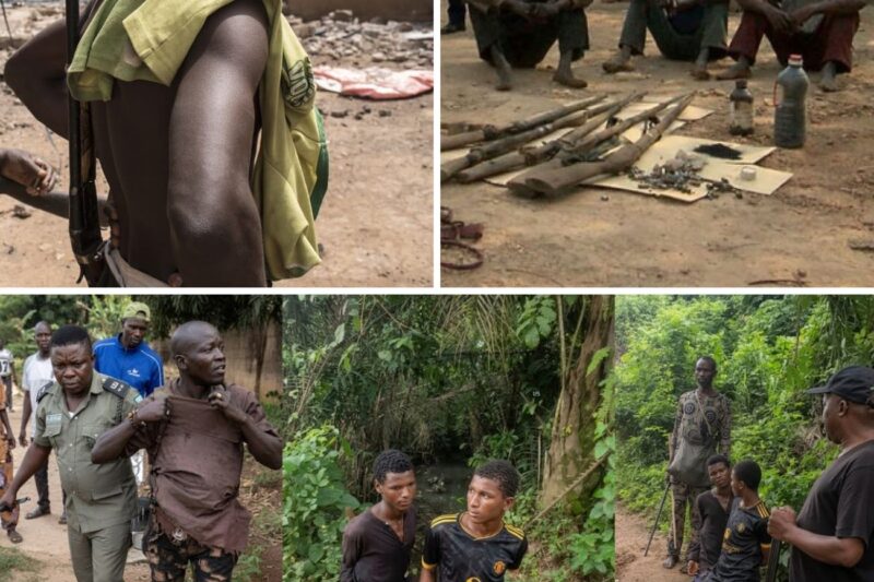 “Outrage in Osun: Suspected Fulani Bandits Captured by Hunters Amid Government Inaction — Innocent Lives at Risk as Vigilantes Take Over!”