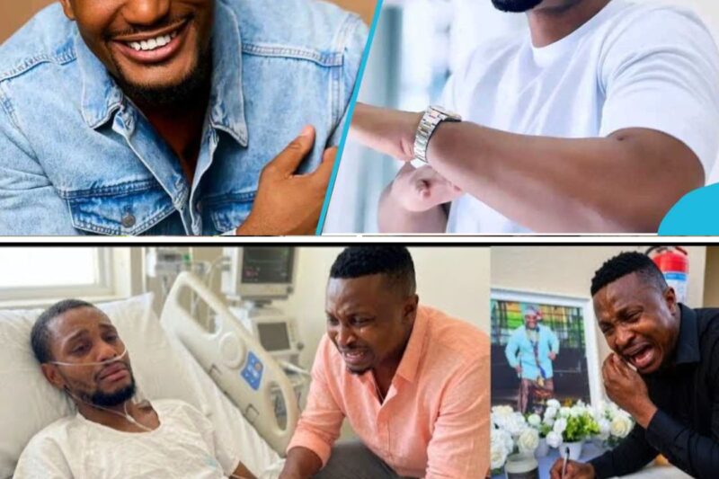 “Alex Ekubo Is Gone Too Soon!” Brother Breaks Down Crying During Heart-Wrenching Candlelight Tribute – Nigeria Mourns Iconic Star